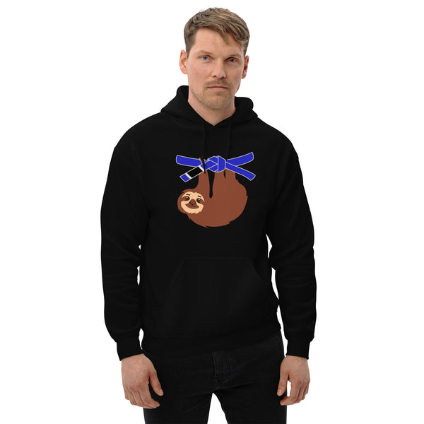 Blue Belt Sloth Unisex Hoodie
