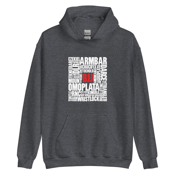 BJJ Words Unisex Hoodie