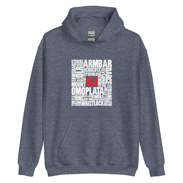 BJJ Words Unisex Hoodie