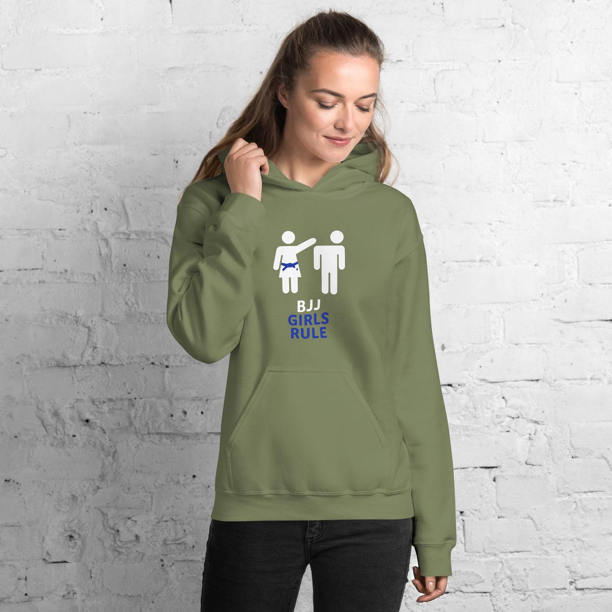 BJJ Girls Rule Unisex Hoodie