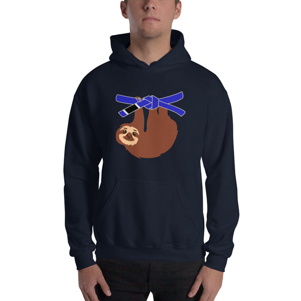 Blue Belt Sloth Unisex Hoodie