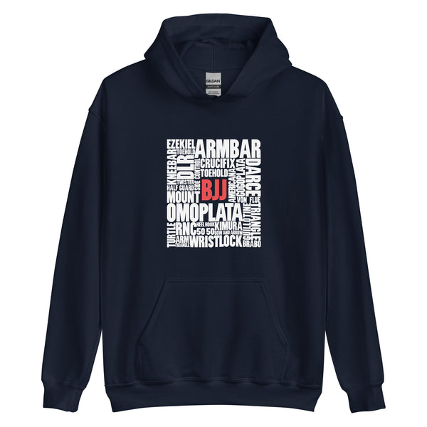 BJJ Words Unisex Hoodie