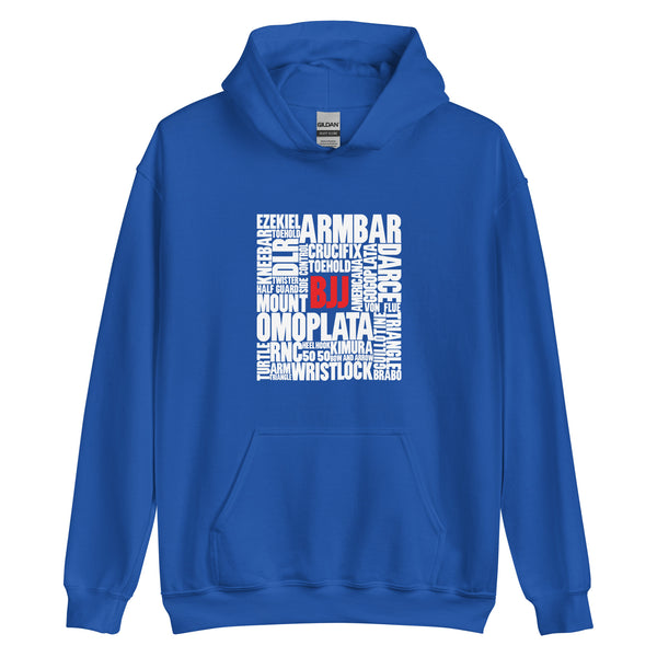 BJJ Words Unisex Hoodie