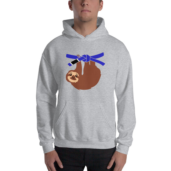 Blue Belt Sloth Unisex Hoodie