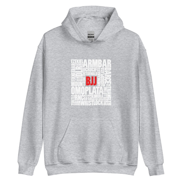 BJJ Words Unisex Hoodie
