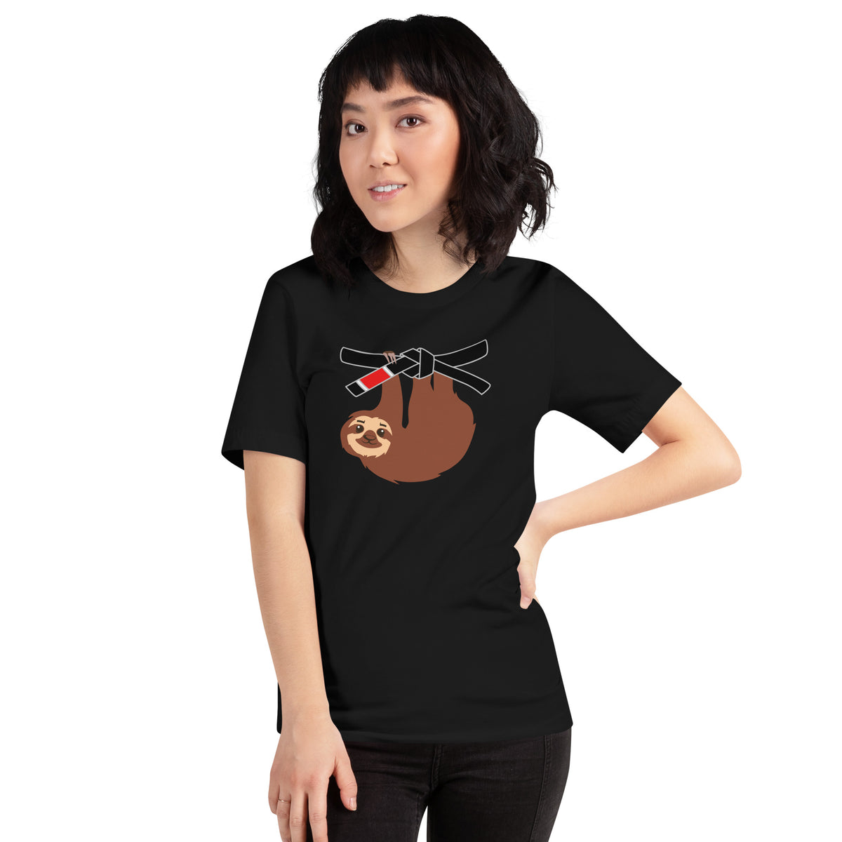 Black Belt Sloth Unisex T-Shirt