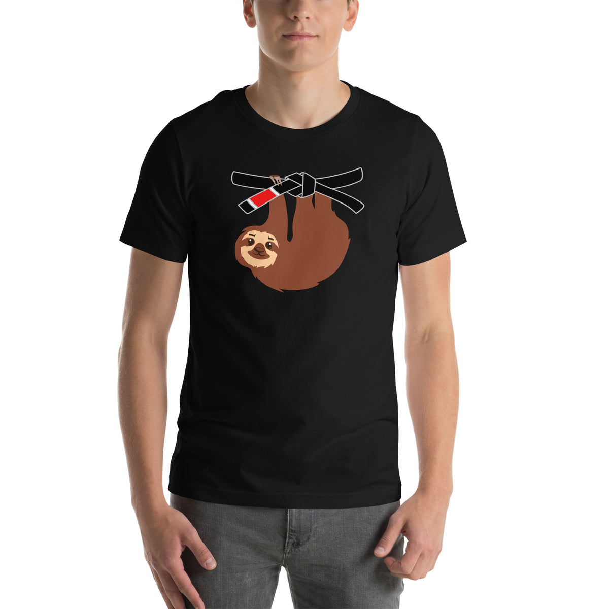 Black Belt Sloth Unisex T-Shirt