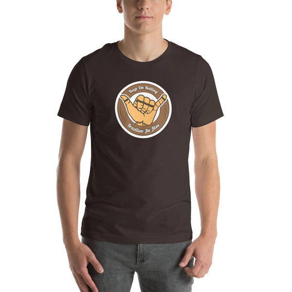 Keep On Rolling Brown Belt Unisex Т-Сhirt