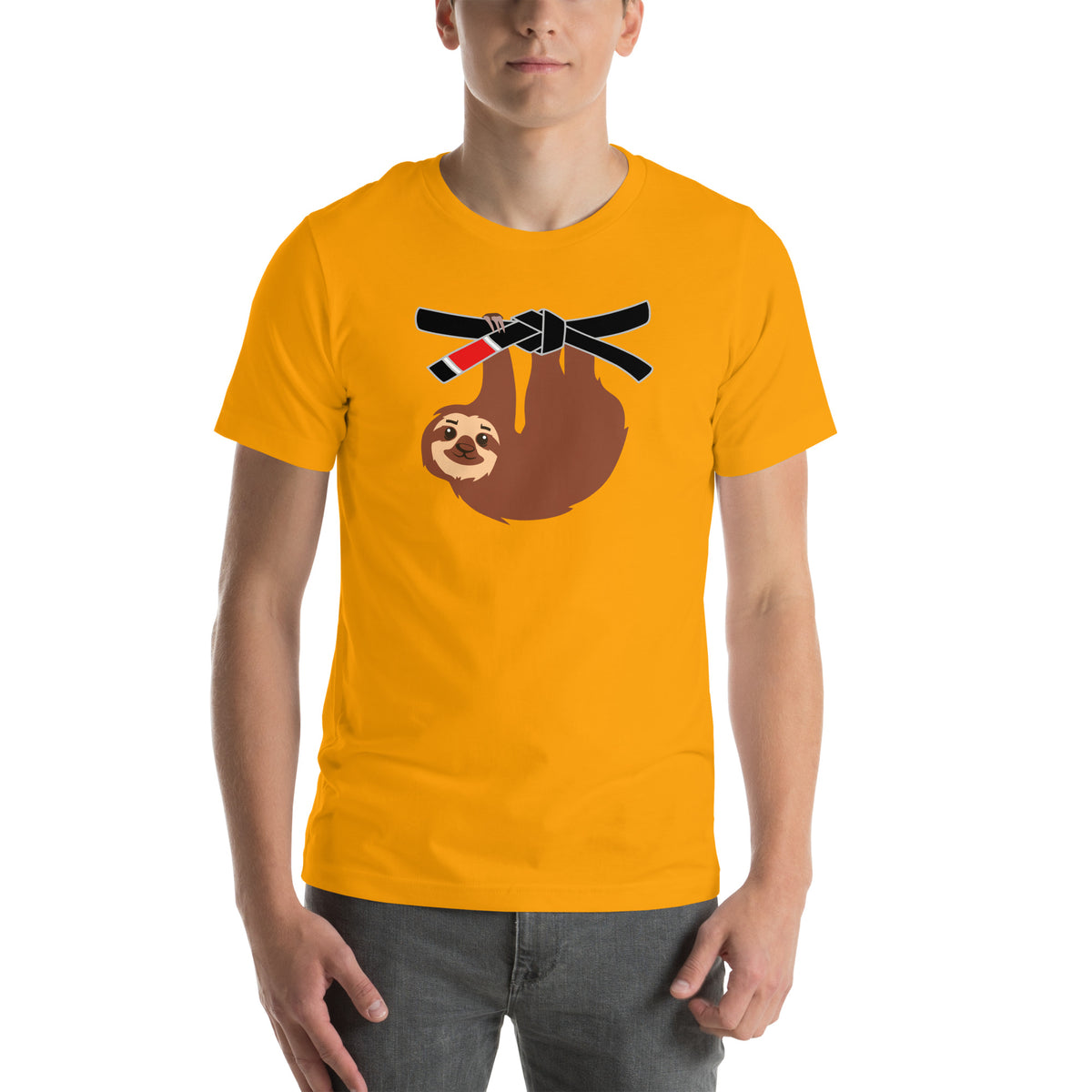 Black Belt Sloth Unisex T-Shirt