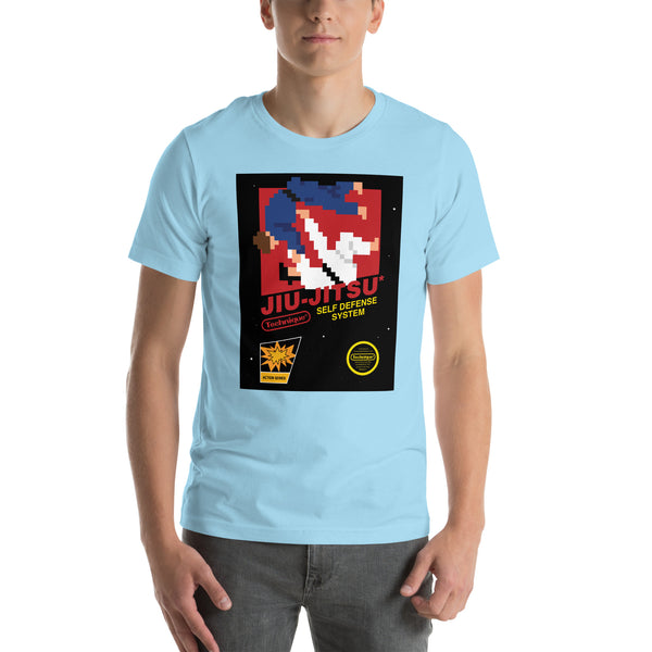 Jiu Jitsu NES 8 BIt Game Canvas 3001 Unisex T-Shirt