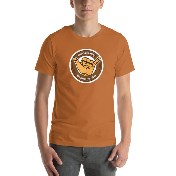 Keep On Rolling Brown Belt Unisex Т-Сhirt