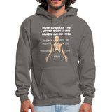 BJJ Skeleton Men's Hoodie - asphalt gray