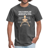 BJJ Skeleton Men's T-shirt - heather black