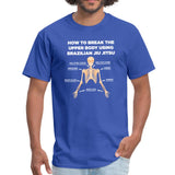 BJJ Skeleton Men's T-shirt - royal blue
