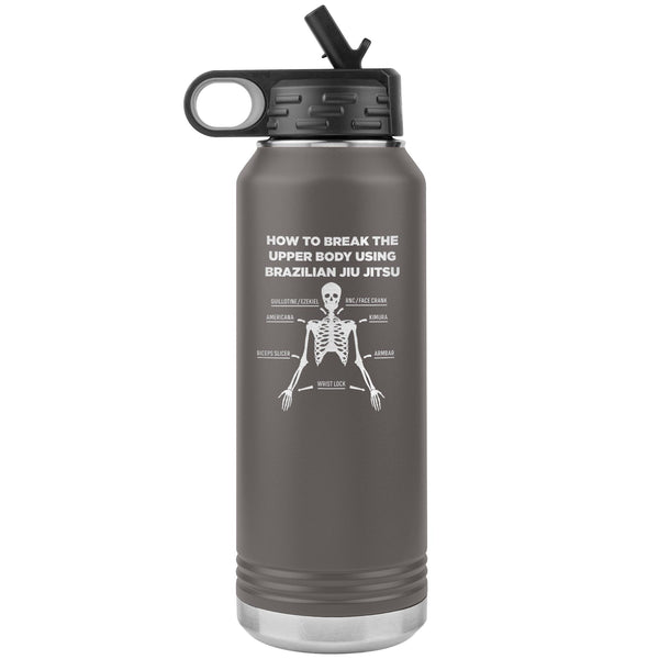BJJ Skeleton Water Bottle Tumbler 32 oz-Jiu Jitsu Legacy | BJJ Store