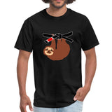 Black Belt Sloth Men's T-Shirt- [option1Jiu Jitsu Legacy | BJJ Apparel and Accessories