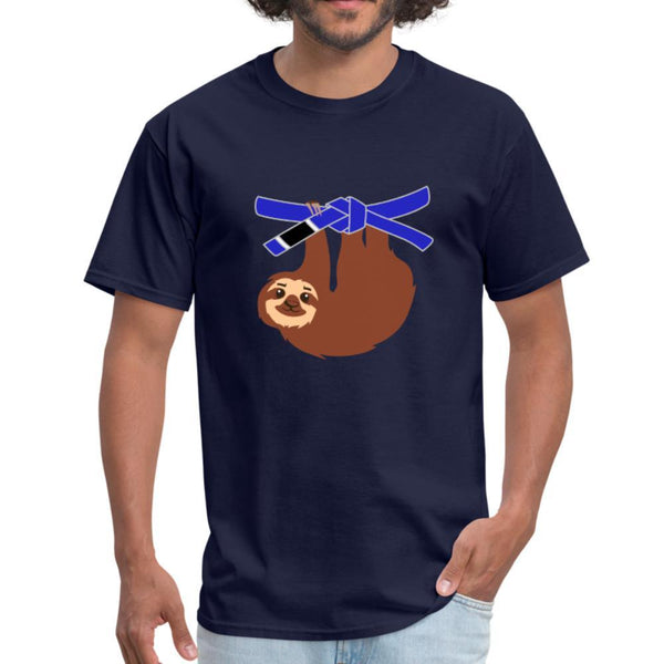 Blue Belt Sloth Men's T-Shirt- [option1Jiu Jitsu Legacy | BJJ Apparel and Accessories
