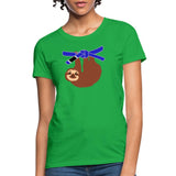 Blue Belt Sloth Women's T-Shirt- [option1Jiu Jitsu Legacy | BJJ Apparel and Accessories