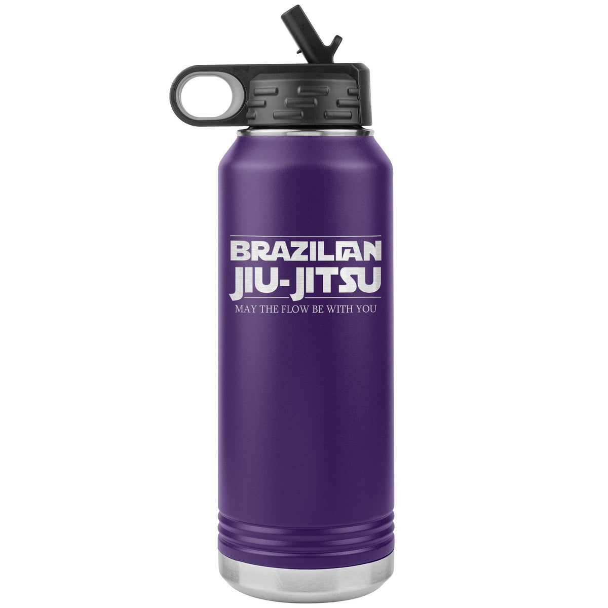 Brazilian Jiu Jitsu May The Flow be with you Water Bottle Tumbler 32oz-Jiu Jitsu Legacy | BJJ Store