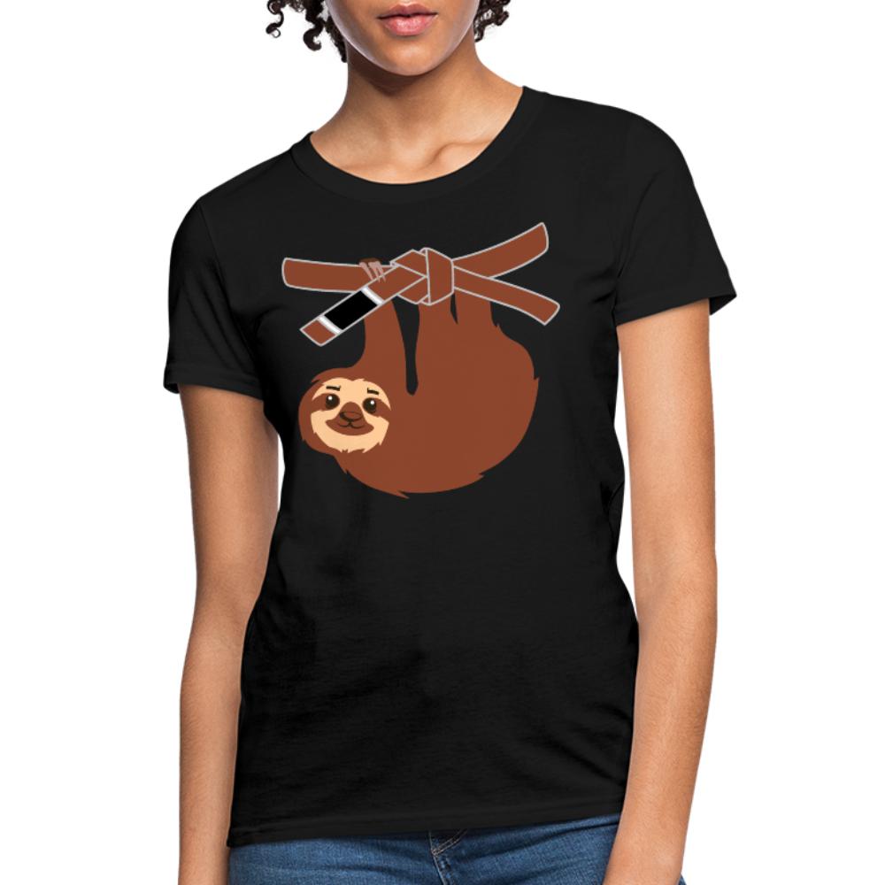 Brown Belt Sloth Women's T-Shirt- [option1Jiu Jitsu Legacy | BJJ Apparel and Accessories