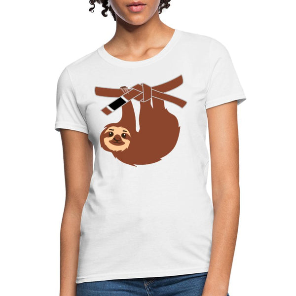 Brown Belt Sloth Women's T-Shirt- [option1Jiu Jitsu Legacy | BJJ Apparel and Accessories
