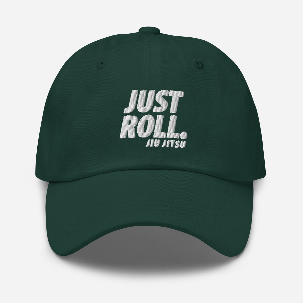 Just Roll White Classic Dad Hat