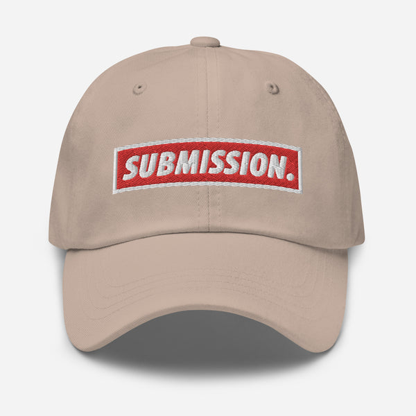 BJJ Text Submission Red Classic Dad Hat