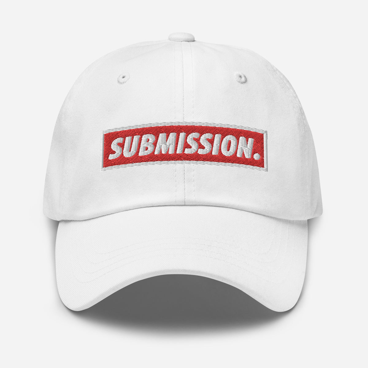 BJJ Text Submission Red Classic Dad Hat