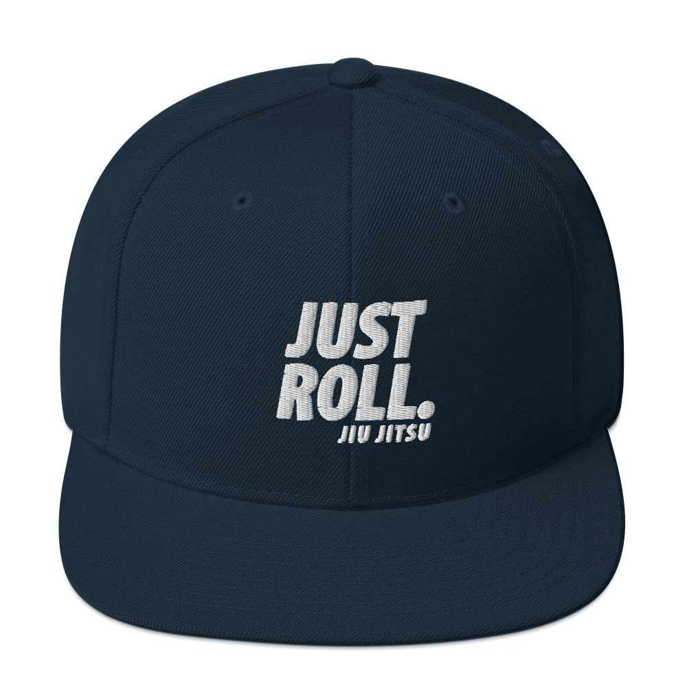 Just Roll White Snapback Hat