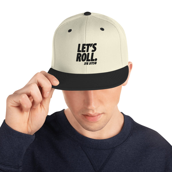 Lets Roll Black Snapback Hat