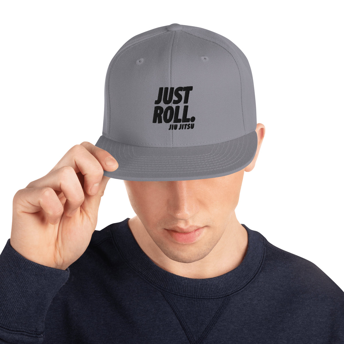 Just Roll Black Snapback Hat