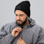 OSS Purple Belt Embroidered Cuffed Beanie