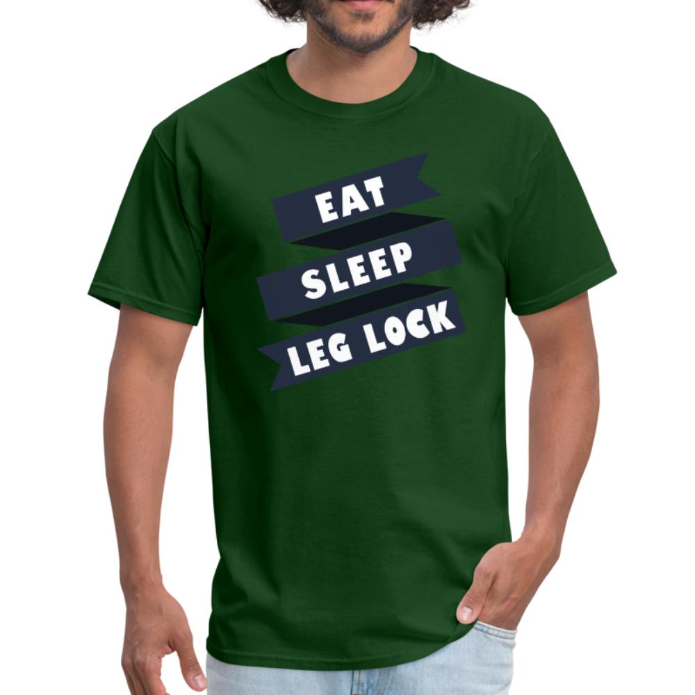 Eat, sleep Men's T-shirt - forest green