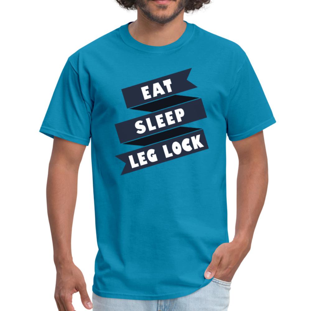 Eat, sleep Men's T-shirt - turquoise