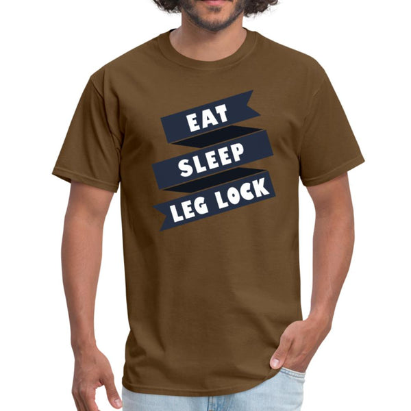 Eat, sleep Men's T-shirt - brown