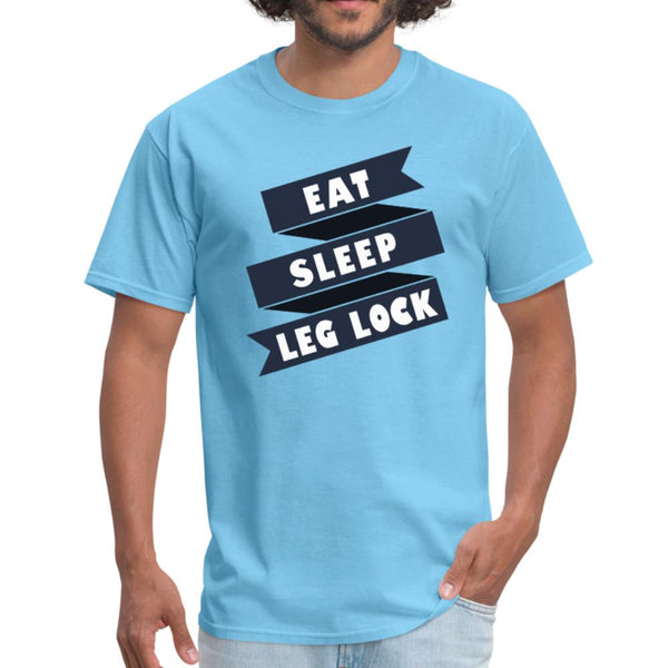 Eat, sleep Men's T-shirt - aquatic blue