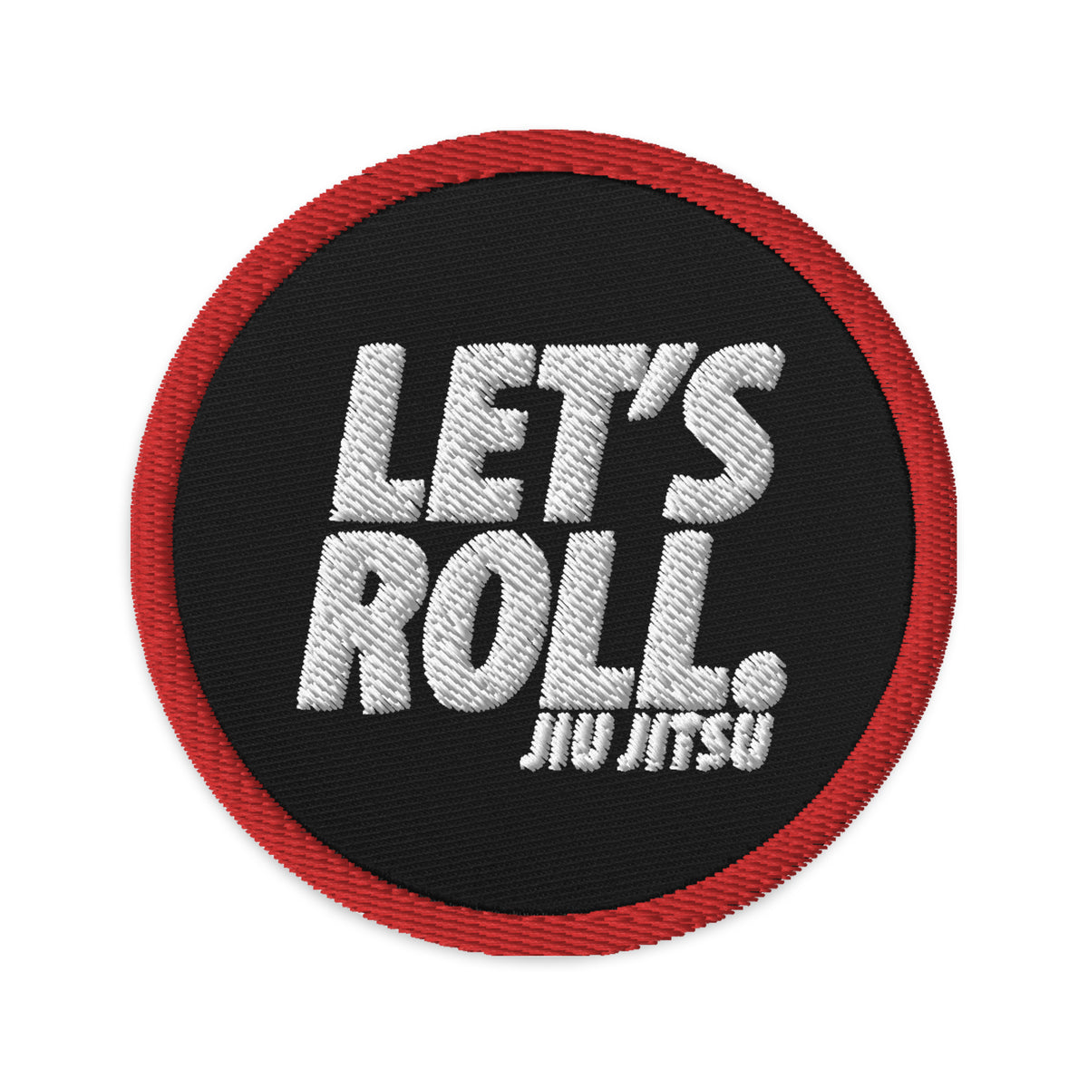 Let's Roll Embroidered patch