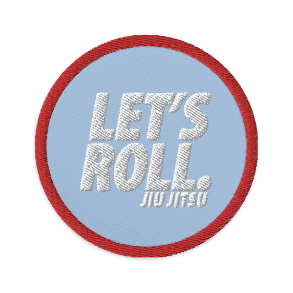 Let's Roll Embroidered patch