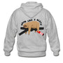 Grips like a sloth  Zip Hoodie - heather gray