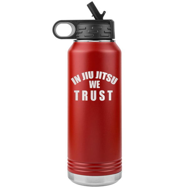 In Jiu Jitsu We Trust Water Bottle Tumbler 32 oz-Jiu Jitsu Legacy | BJJ Store