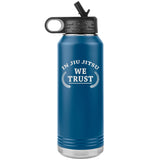 In jiu jitsu we trust Water Bottle Tumbler 32 oz-Jiu Jitsu Legacy | BJJ Store