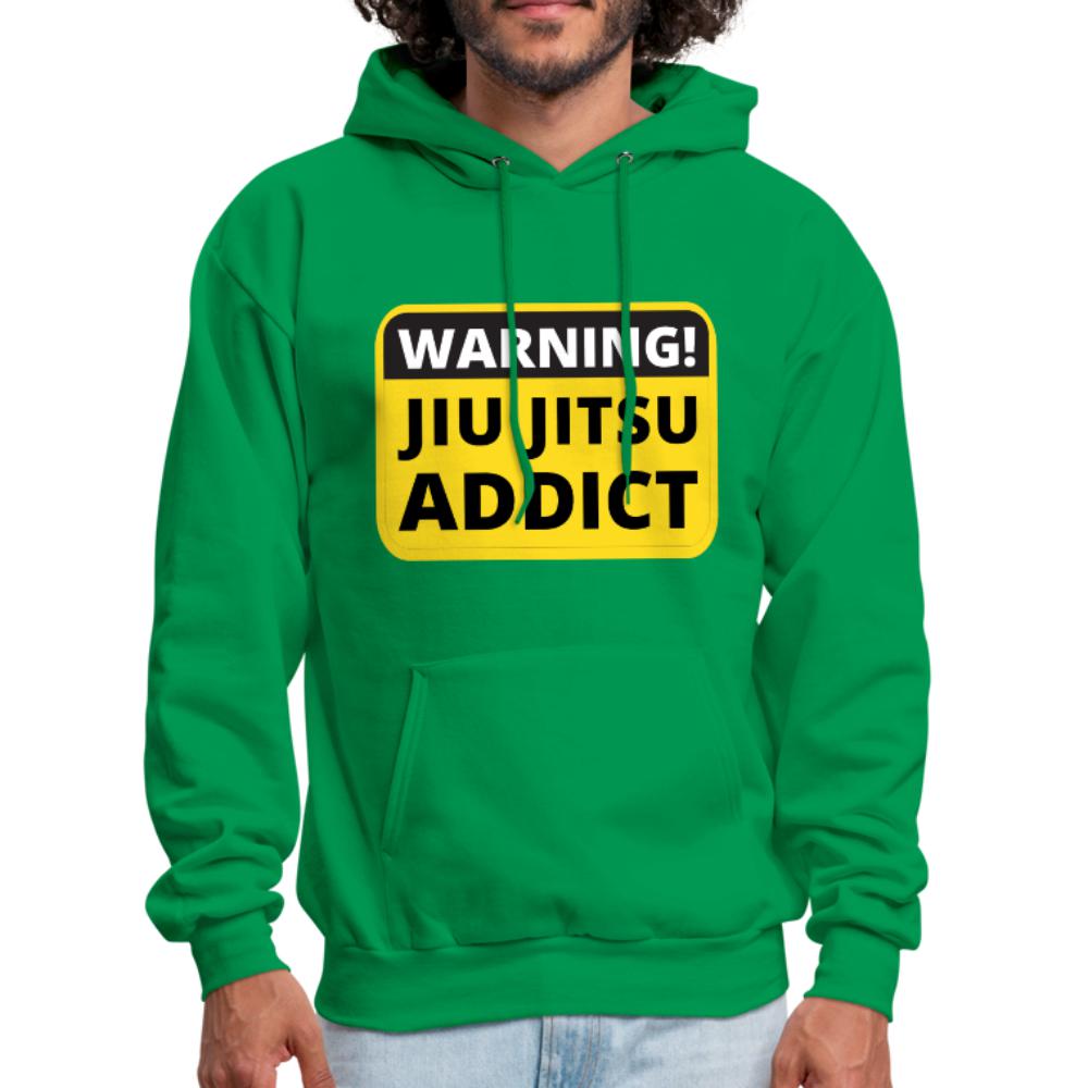 Jiu Jitsu Addict Men's Hoodie - kelly green