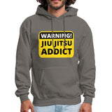 Jiu Jitsu Addict Men's Hoodie - asphalt gray