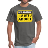Jiu Jitsu Addict Men's T-shirt - charcoal