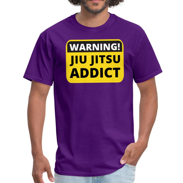 Jiu Jitsu Addict Men's T-shirt - purple
