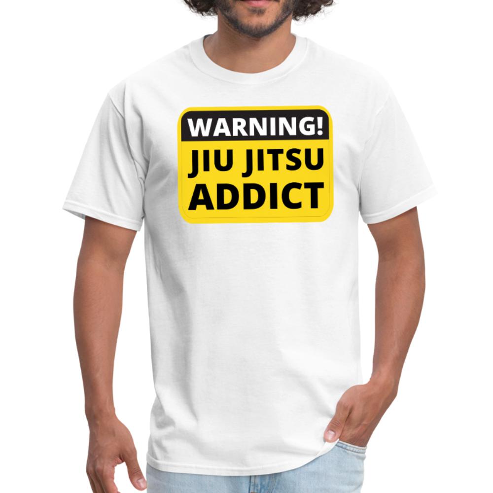 Jiu Jitsu Addict Men's T-shirt - white