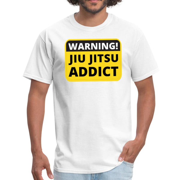 Jiu Jitsu Addict Men's T-shirt - white