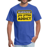 Jiu Jitsu Addict Men's T-shirt - royal blue
