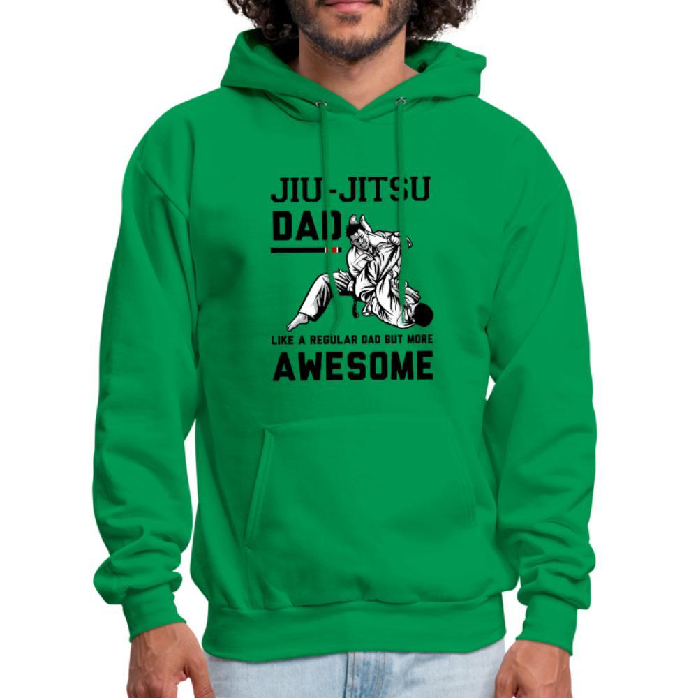 Jiu Jitsu Dad Men's Hoodie - kelly green