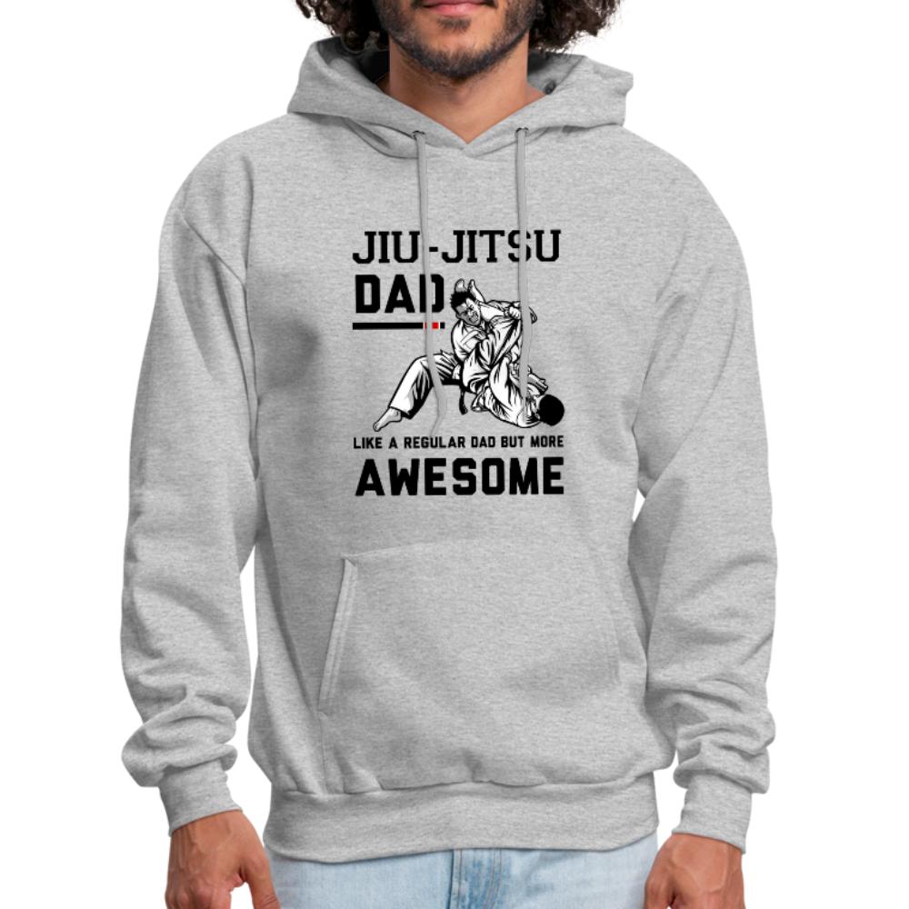 Jiu Jitsu Dad Men's Hoodie - heather gray